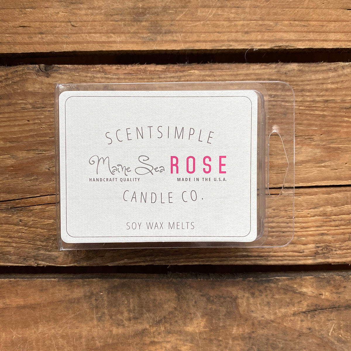 Maine Sea Rose Scented Soy Wax Melts