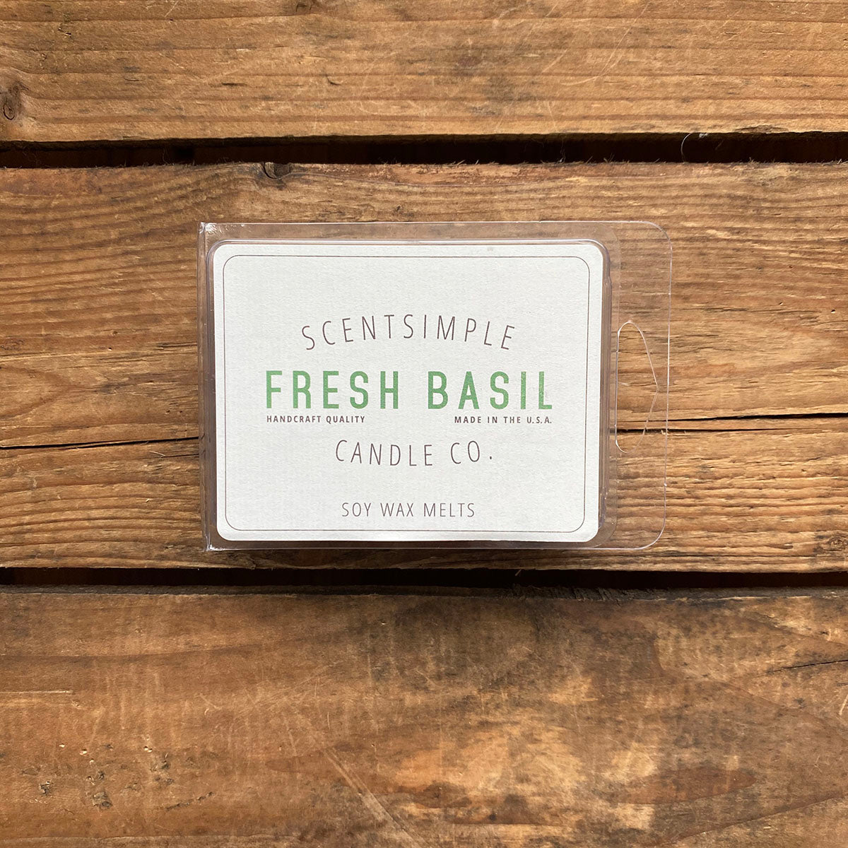Fresh Basil Scented Soy Wax Melts