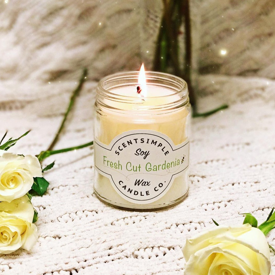Gardenia Bloom - Scented Coconut Wax Candle