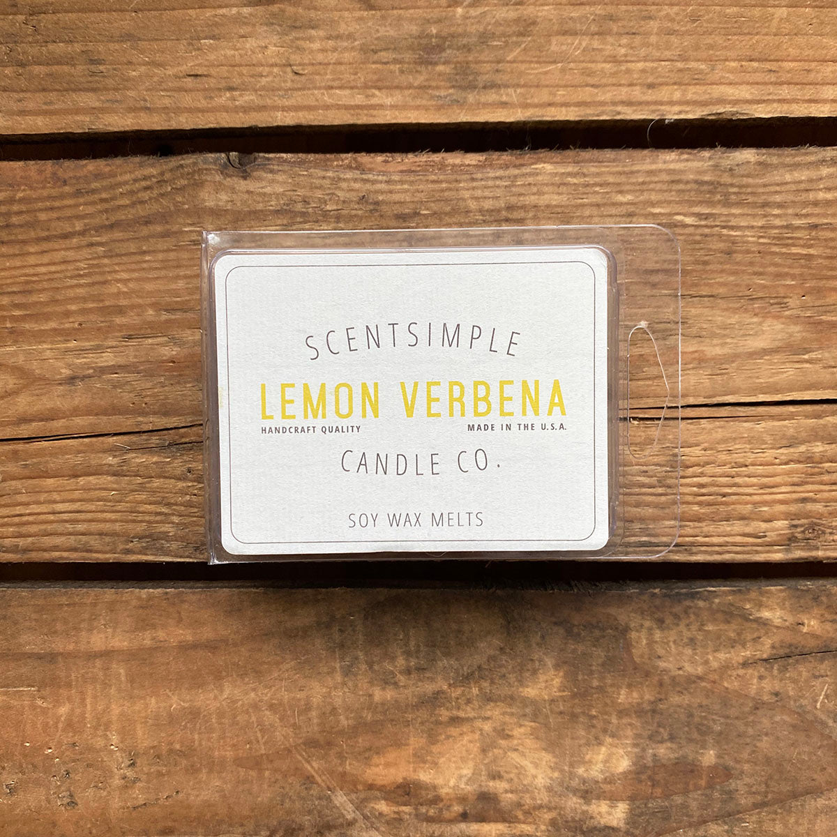 Lemon Verbena Scented Soy Wax Melts